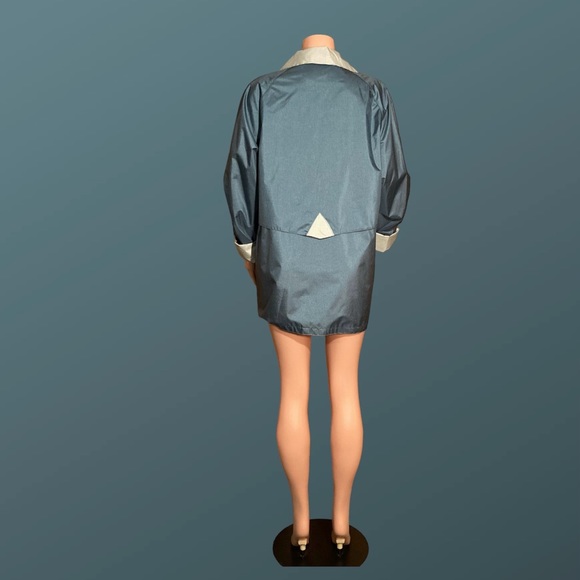 NWOT Vintage Ms. Cambridge Lightweight Hooded Raincoat Jacket Size M - Picture 4 of 14